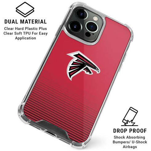 NFL Atlanta Falcons Breakaway iPhone 16 Pro Clear Case